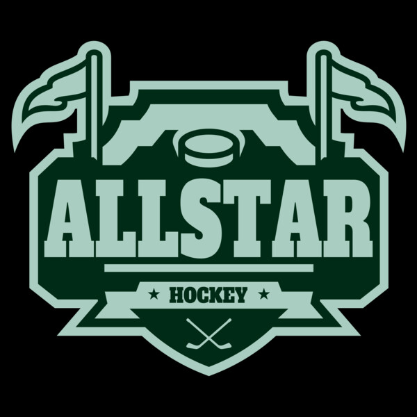 All Star Hockey Tournament logo template 02 Thumbnail