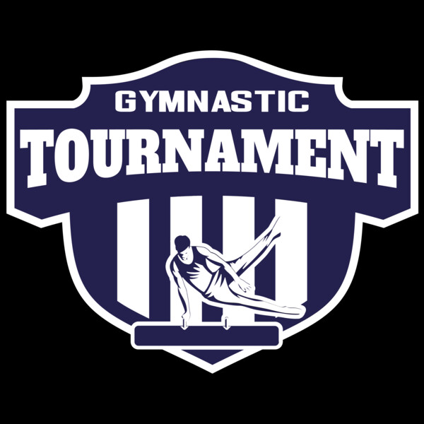Gymnastic Tournament logo template Thumbnail